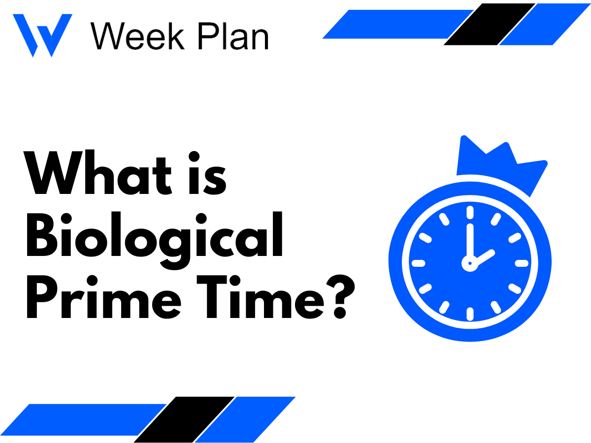What is Biological Prime Time? Week Plan